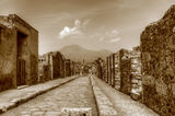 Pompeii ruins with the dormant Vesuvius in the background, May 2011 ; comments:4