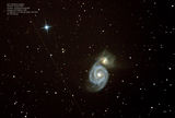Галактиката Водовъртеж - М51 Whirlpool galaxy ; comments:16