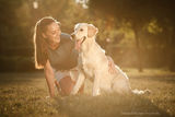 Портрет на момиче с куче ; comments:37