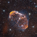 Мъглявината NGC 6888, Crescent Nebula - в съзвездието Лебед, заснета в 5 филтъра, общо експозиционно време 3:20 часа ; comments:44