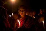 Light procession for Lama Tsong Khapa day ; comments:29