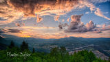 Dramatic sunset over Smolyan City ;) ; comments:6