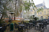 Първи сняг в дворцовата градина. ; comments:6