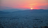 Sunset over Athens / Залез над Атина ; Comments:3