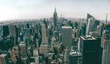 Empire State Building and Downtown Manhattan Panorama! ; comments:5