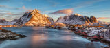 Golden hour over Reine, Northern Norway ; comments:33