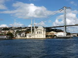 Джамията Ортакьой и мостът на Босфора ; comments:14