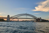 Sydney's Harbour Bridge sunset ; comments:7