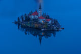 Синия час езерото Блед, Словения... ; comments:11