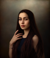 Portrait of a Young Woman with Long Hair ; comments:41