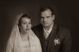 1930's wedding portrait ; comments:2