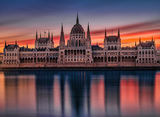 Красив изгрев над Парламента в Будапеща ; comments:12