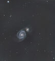 М51 Водовъртеж/ Whirlpool galaxy ; comments:6