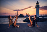 Ballerinas at sunset ; comments:2