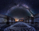 Голямата Базилика в Плиска под арката на Млечния път ; comments:15