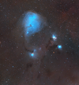 IC447 - отражателна мъглявина в съзвездието Еднорог ; comments:3