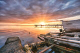Sunset over the pier ; Коментари:6