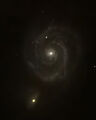 Сблъсък на две галактики: M51 и NGC 5195 ; comments:4