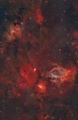 Звезден прах на границата между съзвездията Цефей и Касиопея ; comments:11