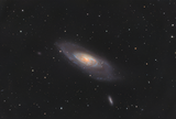 M106 - спираловидна галактика в съзвездието Ловджийски кучета ; comments:10